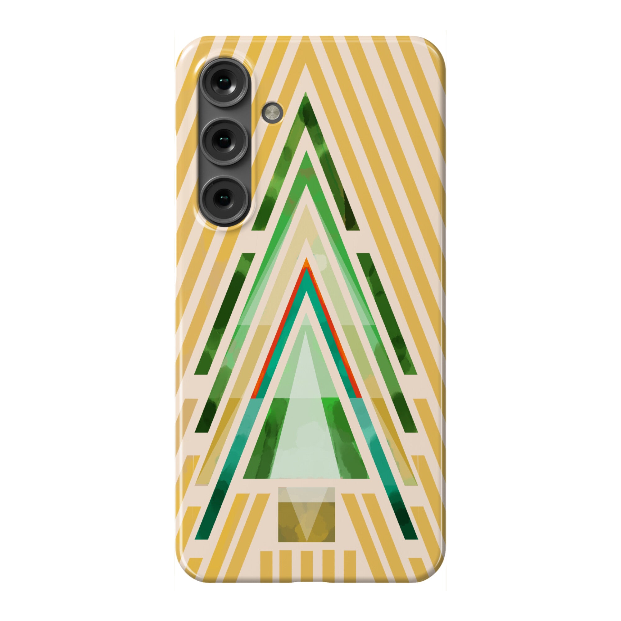 Geometric Summer Tree Phone Case